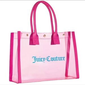 Juicy Couture Pink Transparent Tote